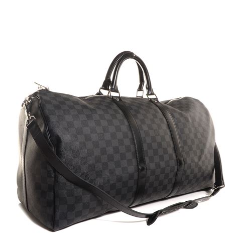 louis vuitton damier graphite keepall|keepall bandouliere 55 price.